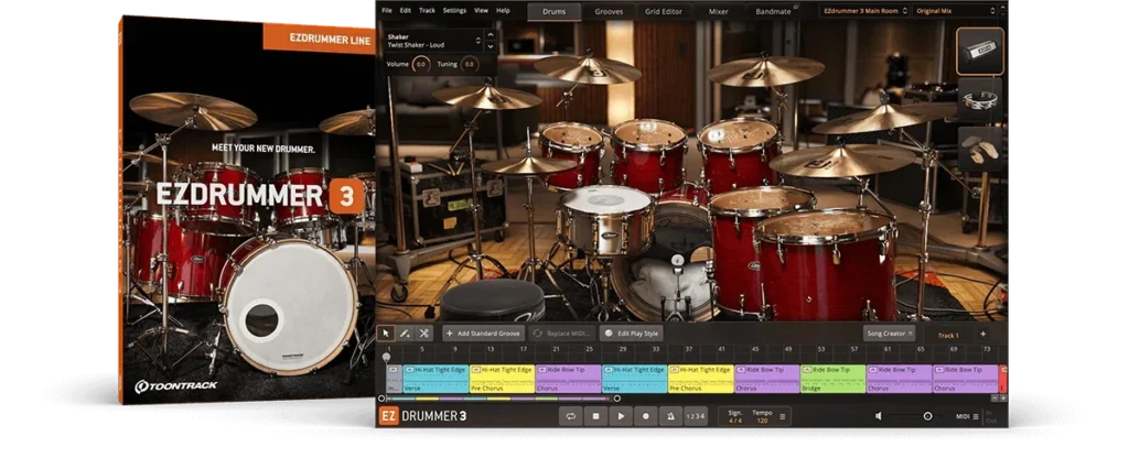 Toontrack – EZdrummer 3.1.0 STANDALONE, VSTi3, AAX, AU WIN.OSX x64
