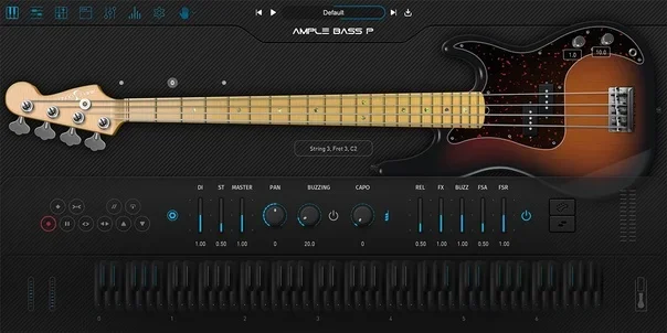 Ample Sound – Ample Bass P 4.0.0 Standalone, VST2, VST3, AAX, AU WIN.OSX x64