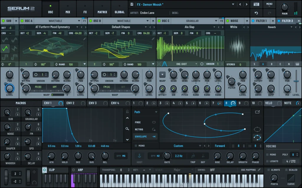 Xfer Records – Serum 2 v2.0.16 VST3, AAX x64 Rev2 [Patch only]